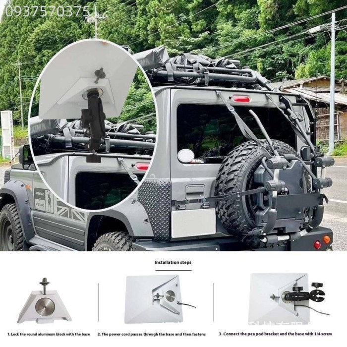 ♞,,Mini 大力夾支架 Mini Mount Kit,迷你車頂架 Mount starlink
