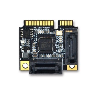 MINI pci-e轉SATA3擴展卡迷你PCI-E轉SATA3.0卡硬碟介面擴展卡SSD