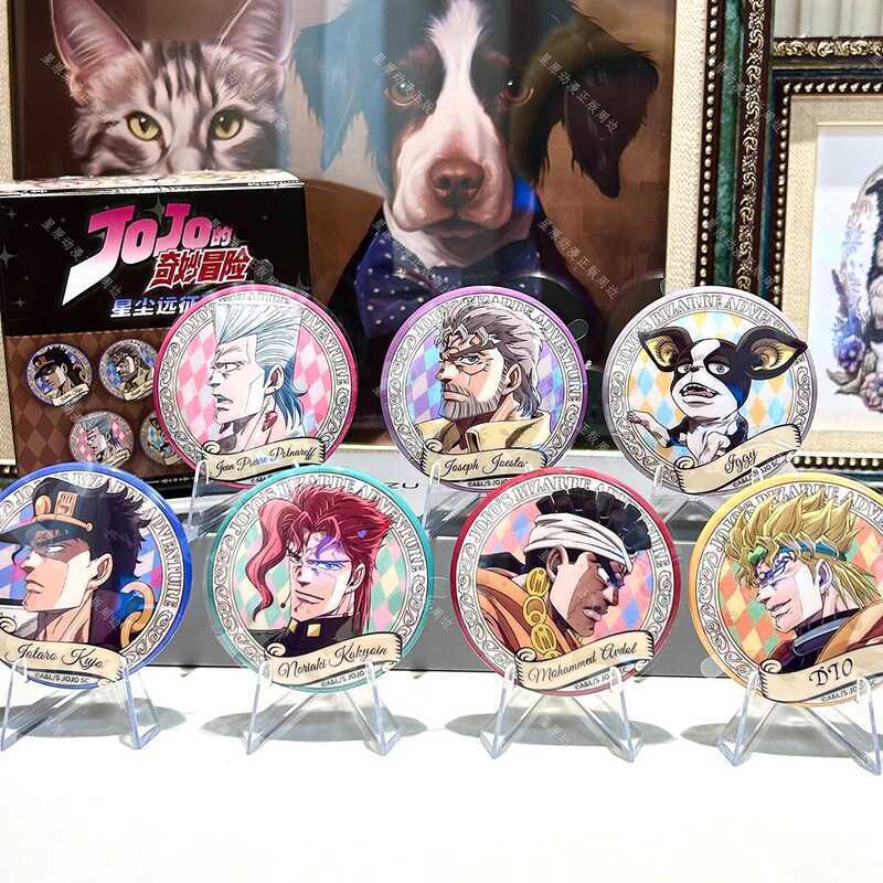JOJO的奇妙冒險 吧唧 周邊 漫序官谷 JOJO的奇妙冒險 星塵遠征軍 角色徽章盲盒58mm 動漫周邊 徽章 34a