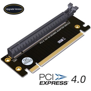 新款 PCI-E 4.0 16X轉向卡(2U高度) ，PCI-E 16X 4.0顯示卡轉向卡