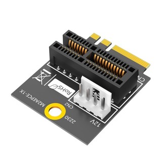 新款 PCI-E 1X轉M.2 A+E Key轉接卡，A+E轉PCI-E 1X轉接卡