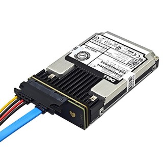 SATA3.0轉SAS硬碟固態SSD擴展卡SATA22PIN轉SAS 29PIN轉接卡