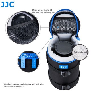 ♞JJC 相機鏡頭包 鏡頭收納包用於佳能Canon 尼康Nikon 騰龍Tamron 適馬Sigma等鏡頭 滌綸材質帶內