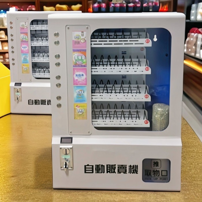 【現貨】 小型自助智慧販賣機飲料販賣機掃碼無人販賣機販賣機投幣 -訂金
