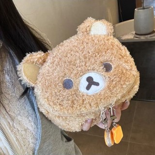 🟢⚪日係可愛輕鬆Rilakkuma化妝包便攜大容量收納包拍立得包ccd收納包