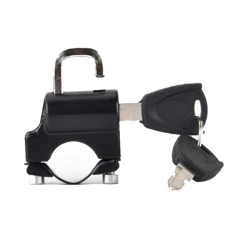 電動機車頭盔鎖電瓶車鎖防盜神器車頭固定安全帽子通用防撬鎖頭