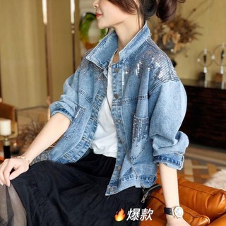 Thin Denim Short Jacket Women's Casual Loose Small Fashion J