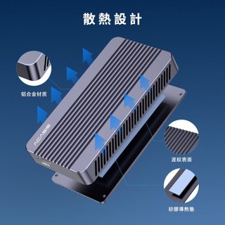 ♞,♘,♙ACASIS USB4.0硬碟外接盒 M.2 NVME SSD硬碟轉接盒 支持雷電4/3介面且向下兼容 免工具