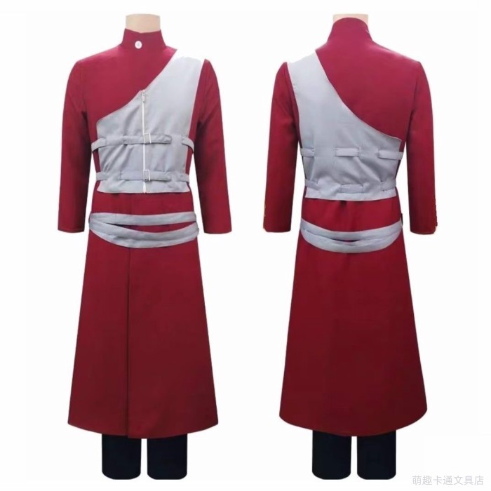 【台灣寄出】優選 動漫應援衣服 cos服 火影忍者動漫服我愛羅cosplay風影配葫蘆包我愛羅幼年鳴人cos服 演出服飾