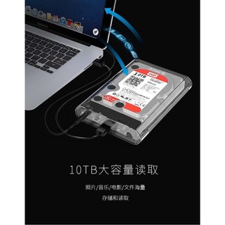♞,♘,♙ORICO 透明系列 3.5 吋硬碟外接盒 Type c 2.5 3.5外接盒 5Gbps SATA串列埠 31