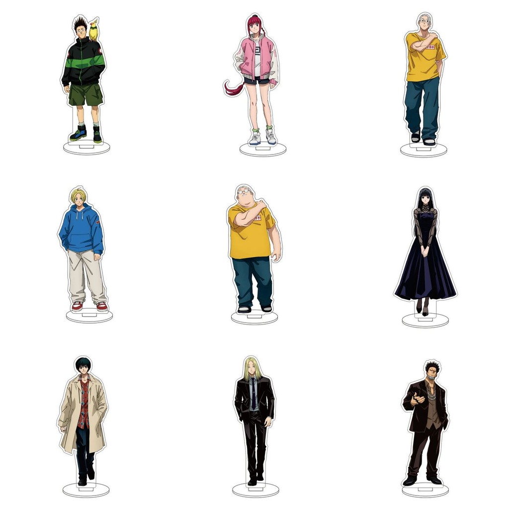 Trove 坂本日常 16cm壓克力大立牌 坂本太郎 朝倉新 陸少糖 動漫精美 擺件 坂本周邊