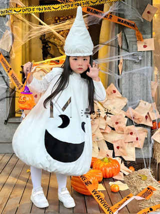 漫時光• 萬聖節cos服cosplay兒童演出服裝男童衣服男孩服飾女童裝扮女孩幽靈服精靈服南瓜桶