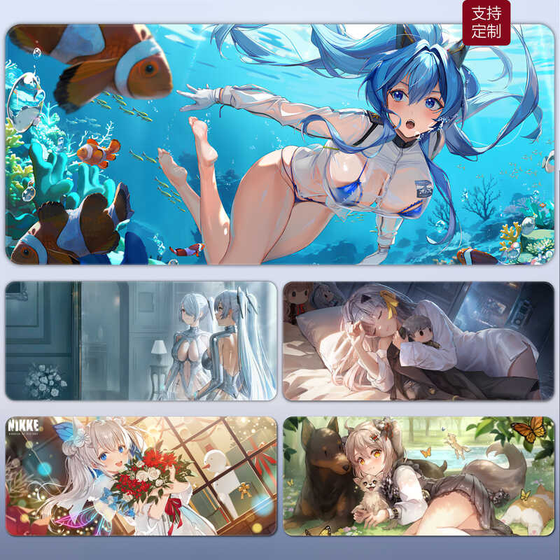 NIKKE 鼠標墊 勝利女神滑鼠墊 勝利女神周邊 勝利女神NIKKE超大鼠標墊電競辦公遊戲動漫卡通電競遊戲桌墊 885