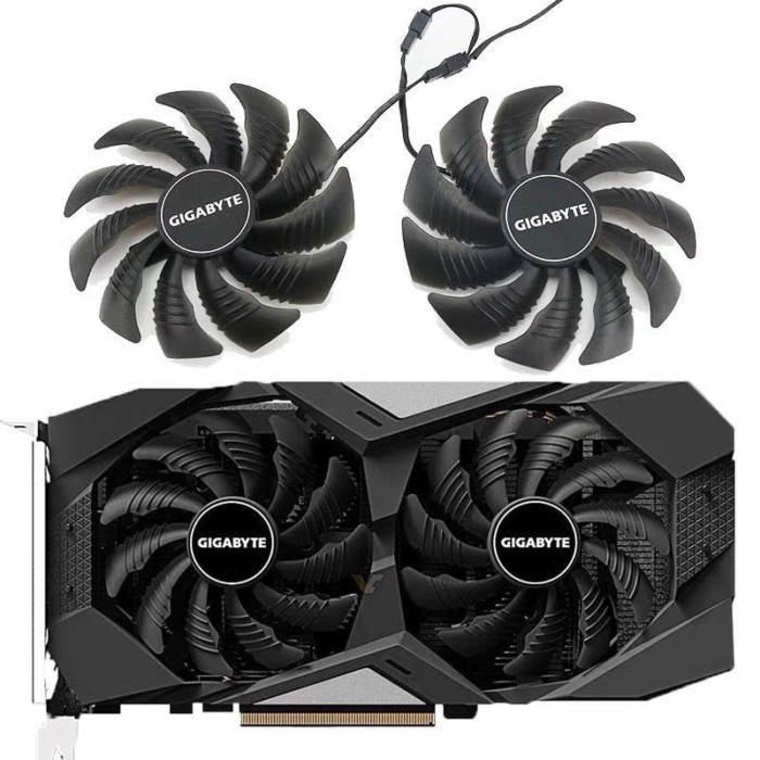 GIGABYTE/技嘉 GTX 1650/GTX 1650 SUPER顯卡散熱風扇 T129215SU