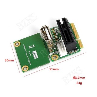 ♞,♘,♙熱賣 電腦配件Mini PCI-E轉PCI-E轉接卡, PCI-E 1X 轉Mini PC