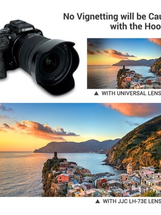 ♞,♘,♙新店特惠 JJC EW-73E 遮光罩 佳能 RF 15-30mm F4.5-6.3 IS STM/ 16-2