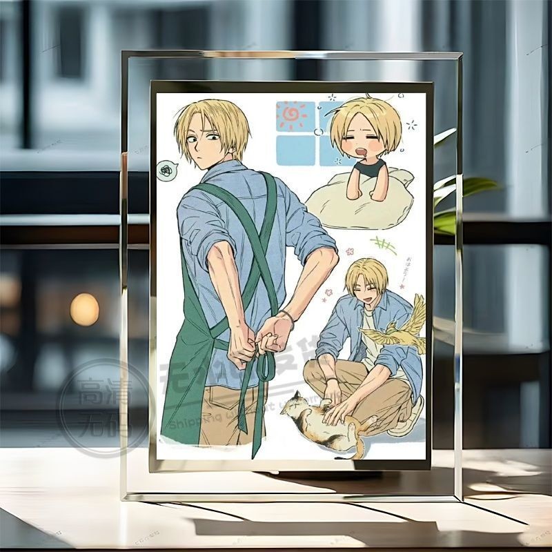 Trove 坂本日常 朝倉新 特寫玻璃相框 桌面裝飾 朝倉新周邊 生日禮物 坂本周邊