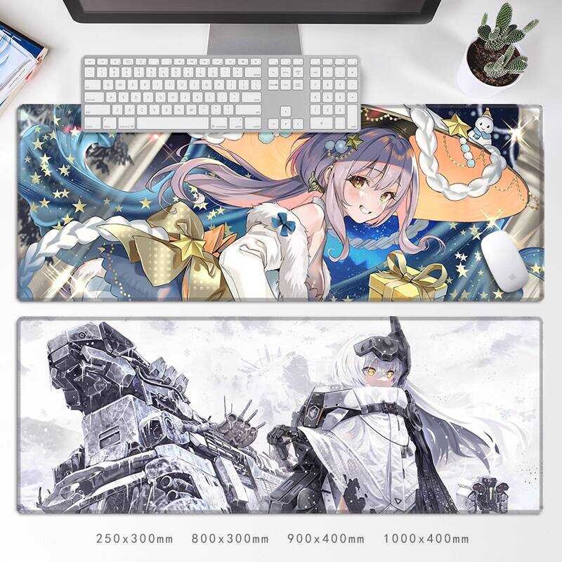 NIKKE 勝利女神滑鼠墊 勝利女神周邊 鼠標墊 NIKKE妮姬勝利女神鼠標墊遊戲超大加厚鎖邊pad朝聖者鍵盤墊 67d