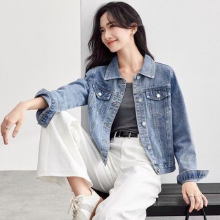 Retro Denim Loose Jacket Spring And Autumn Slimming 2026 New