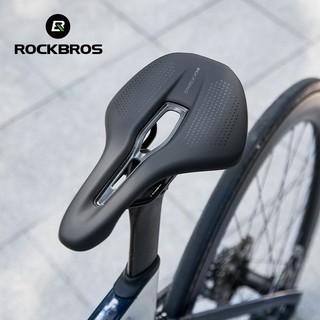 Rockbros 自行車鞍座透氣形式防震公路自行車山地車座墊舒適鏤空耐用穩定騎行配件
