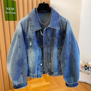 Nice-looking Lapel Denim Jacket For Women, Short 2026 New St
