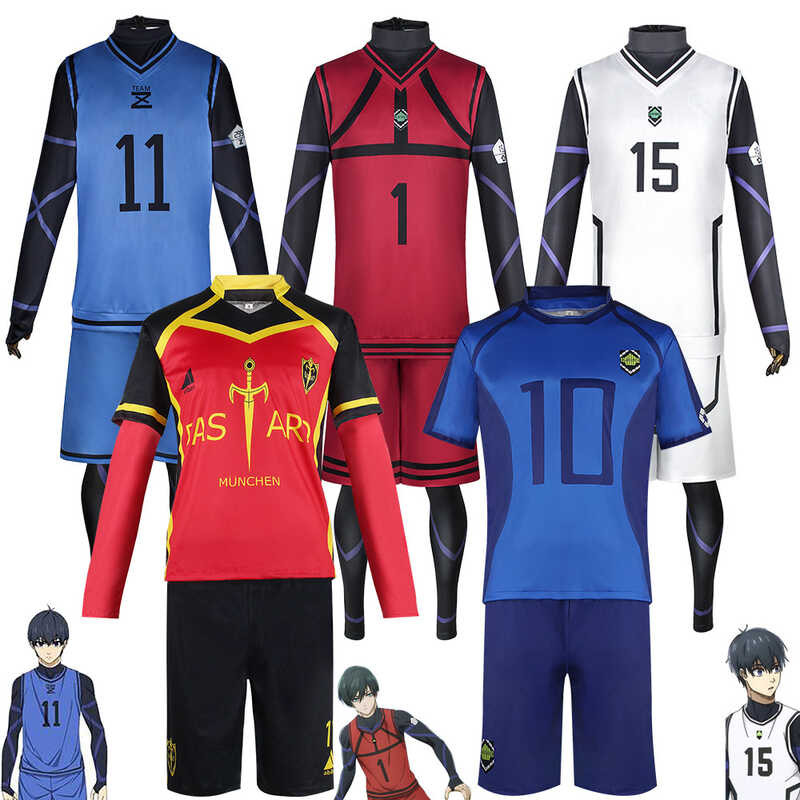 藍色監獄 球衣11號 潔世一cos服 蜂樂回 千切豹馬 國神煉介 潔世一 cos衣服 011