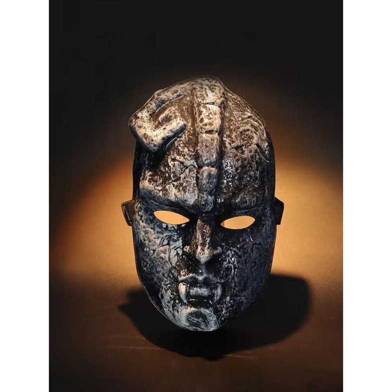 JOJO的奇妙冒險COS道具 石像鬼 面具 jojo的奇妙冒險發光石像鬼石鬼面吸血鬼面具動漫周邊漫展cos道具 052