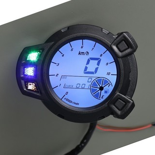 🅷花小鋪 機車改裝 # 機車配件BWS機車液晶儀表 適用於 路虎 LED儀表盤 電子液晶時速里程錶