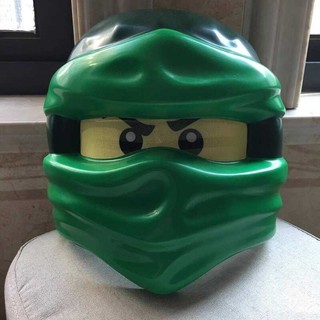 萬聖節面具 整人面具 整人道具 裝扮道具 純 萬聖節裝扮 萬聖節舞會卡通面具樂高系列綠色紅色忍者灰色裝飾道具 859