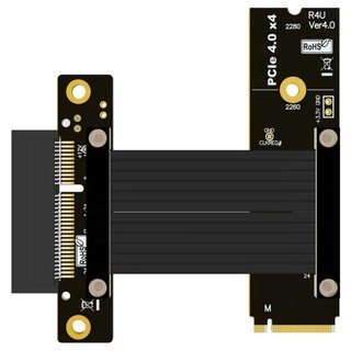 ♞,♘,♙,Pcie4.0 x1/x4 轉 M.2 SSD 延長線高速 16G/bps 或 64G/bps 適用於 M.