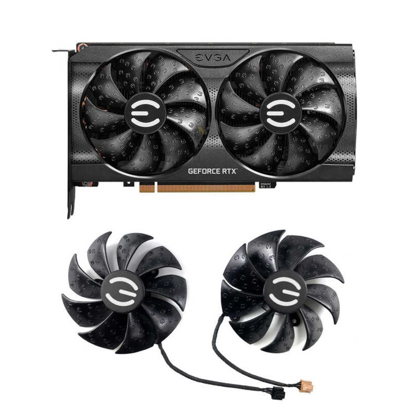 EVGA/艾維克RTX3050 3060 3060ti XC BLACK顯卡風扇PLD09220S12HH