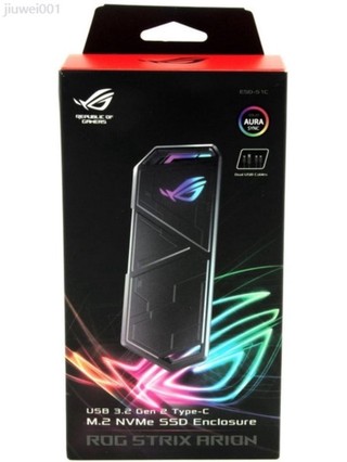 ♞,♘,♙新店特惠 ,,華碩 ASUS ROG Strix Arion M.2 NVMe SSD 外接硬碟盒 USB