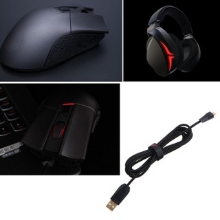 ♞,♘Blala USB 電纜耳機線替換 PVC 線, 用於 ROG STRIX FUSION 3