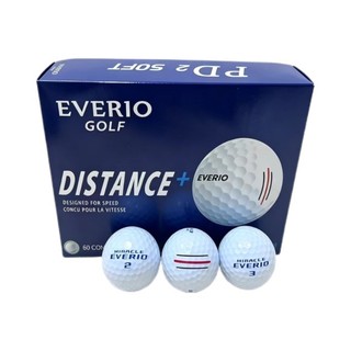 精品 ♞,♘日本超標高爾夫球全新EVERIO三層下場比賽球三線推桿球