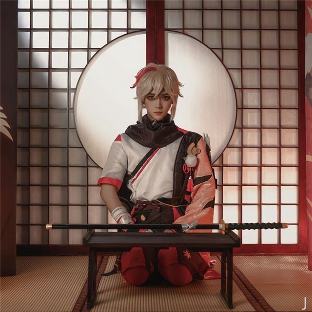 【台灣出貨】 原神cosplay服裝系列  加急 原神cos服稻妻城楓原萬葉cospaly動漫服裝衣服遊戲c服男