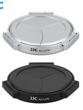 ♞新店特惠 JJC 2合1自動開合鏡頭蓋遮光罩 松下Panasonic DMC-LX7 徠卡Leica D-Lux6 相