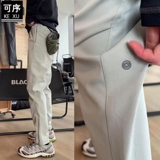 【加厚 2025 秋冬 新款】戶外 休閒褲 立體剪裁 褲腳 拉鍊 設計 軟殼 衝鋒褲 軟殼褲 戶外褲 運動褲 褲腳 軟殼