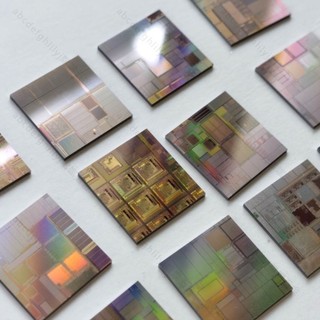 可開發票 裸晶片矽晶圓晶片矽片wafer積體電路CPU晶片IC半導體CMOS微影片