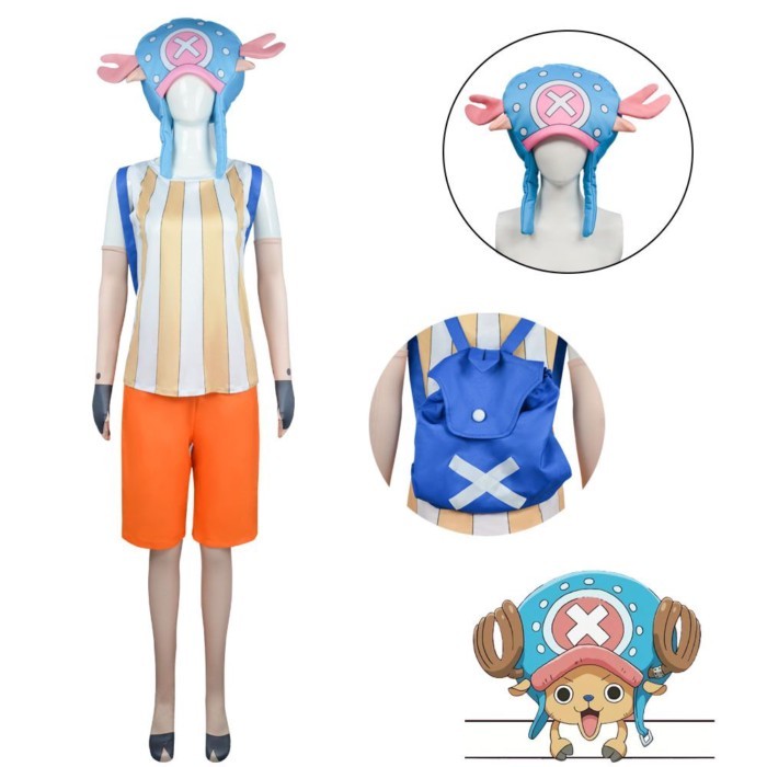 海賊王托尼托尼喬巴cos服裝萬聖節航海王馴鹿喬巴cosplay服裝 a e n x