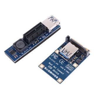 ♞新店特惠 ,,Dou 擴充套件卡顯示卡 PCIE 連接器擴展器 MINI PCI-E 到 PCI-E X1 卡擴充套件埠適