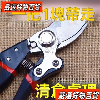 台灣熱賣 原裝日本VVT進口SK5強力園藝修枝剪新款園林家用省力款花枝園藝剪 磨刀神器 果園修枝剪刀