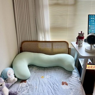 💕品質優選🎉 夏季涼感冰絲海馬抱枕夾腿睡覺男女生側睡專用孕婦靠墊長條抱枕頭