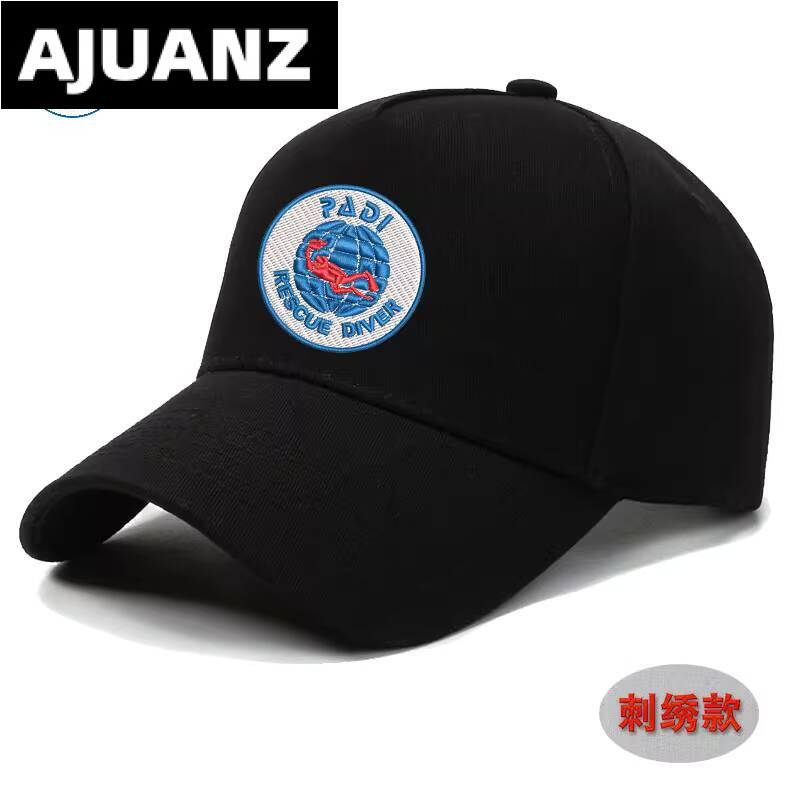 自由潛水員PADI世界遊泳潛水聯合會棒球帽夏季網面兒童親子帽 5a5e