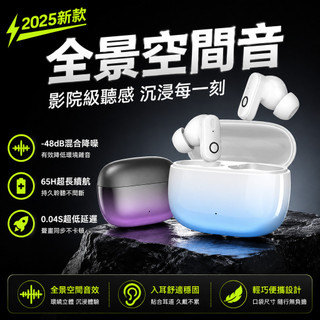 🚀隔日達🚀漸變藍牙耳機 無線高音質耳機 入耳無線藍牙耳機 短柄藍牙耳機 超長續航耳機 降噪藍牙耳機