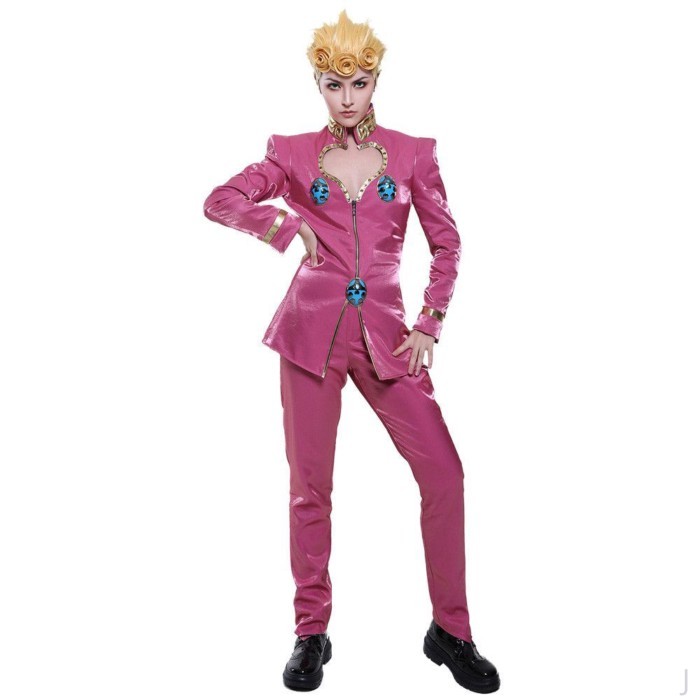 「在台出货」JOJO的奇妙 冒險cos服 喬魯諾喬巴拿 cosplay 全套萬聖節 Giorno茸茸 動漫周邊 二次元