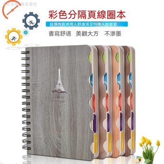 【新款下殺】 側翻螺旋B5線圈記事本子 16K筆記本文具加厚 B5筆記本文具線圈 記事本 活頁本 筆記本 文具用品 辦公