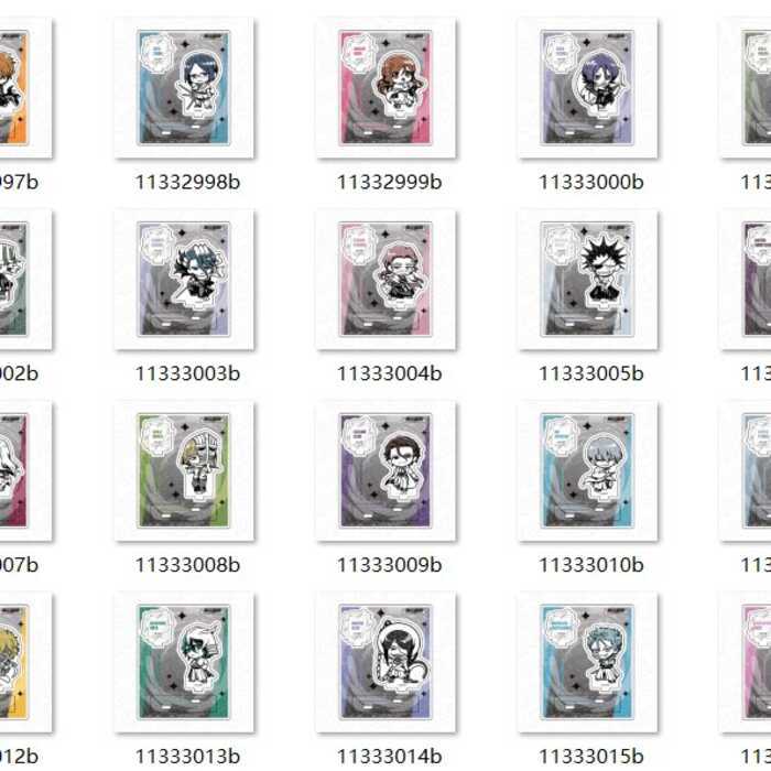『臺灣出貨』 二次元 亞克力立牌 禮物 50 死神BLEACH 動漫立牌 千年血戰篇黑崎一護朽木白哉朽木露琪亞亞克力立牌