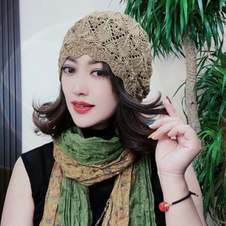 ♞,♘Fashionable Hollow Thin Lace Hat With Flowers For Women,
