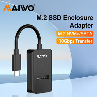 ♞MAIWO USB3.2 Gen2x1 (10Gbps) Type-C 轉 M.2 NVMe SATA SSD 適配器