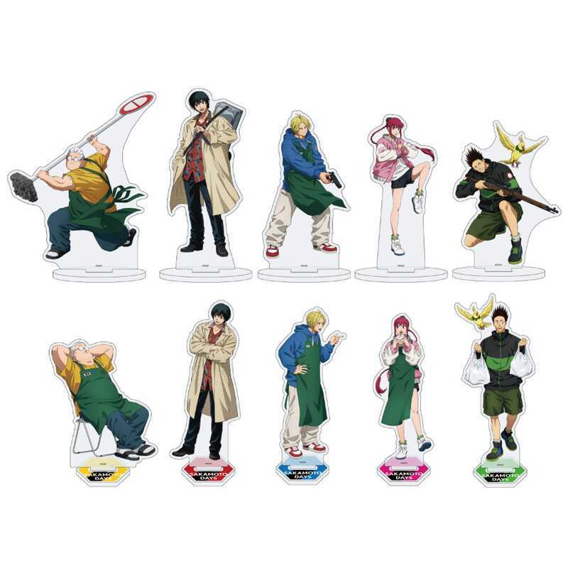 坂本日常立牌 桌面擺件 動漫立牌 二次元立牌 坂本日常太郎朝倉信虎丸四村周南雲與市大佛平助陸少糖亞克力立牌 3ca